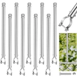 Hicarer 9 Pcs 1-3/8" Chain Link Fence Post Extender 20 Inch Extension Sliver. Fixed Price $62.76.