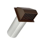 Lambro 224B-FF In. Plastic Hood Dryer Vent Brown Damper Removable Screen. Fixed Price $18.00.