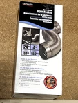 New Deflecto Silver Flexible Section Dryer Hookup 24''. Qty 1. Fixed Price $18.99.