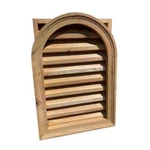 Arch Top Wood Built-in Screen Gable Louver Vent W/ Brickmould Trim 16 X 24. Fixed Price $170.45.