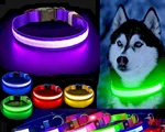 Led Dog Collar Adjustable Glow Light Safety Flashing Pet Neck Strap Waterproof. Fixed Price $11.54.