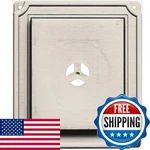 Builders Edge 130110001048 Scalloped Mounting Block Almond. Fixed Price $33.46.