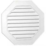 Canplas Inc 626060-00 White Vinyl Octagon Gable Vent 22" X 3.4",. Fixed Price $97.99.