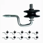 10 Pack Electric Fence Wood Post Anchors, Screw-in Insulators. Fixed Price $23.64.