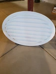 Fypon Oval Louver Gable Vent OVLV37X25H Non Functioning. Fixed Price $95.00.