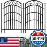 Kyate Panels Decorative Garden Fence 40INH18FTL Heavy Duty Metal Outdoor Dog. Fixed Price $262.23.