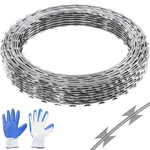 Vevor Razor Wire, 5 Rolls, 246 Barbed Fencing, 18" Anti-theft. Fixed Price $89.88.