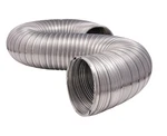 Everbilt 4" 8' Semi-rigid Flexible Aluminum Dryer Vent Duct Silver New (32C). Fixed Price $18.98.