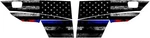 Polaris General 1000 Front Doors Decal Matte American Flag Thin Blue To Red Line. Fixed Price $91.99.