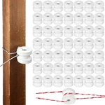 50 Pcs WP36 Corner Post Ceramic Fence Insulator Electric White Circular Donut. Fixed Price $57.59.