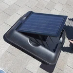 Solar Royal Attic Fan, 35 Watt, 1825 Cfm, Vent, Monocrystaline Panel. Fixed Price $469.95.