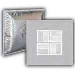 Truaire 1010 Mas 2 Ft. X T-bar Supply Lay-in Diffuser W/ Fiberglass Back. Fixed Price $89.99.