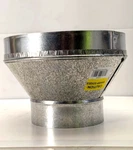 Master Flow In. To Round Reducer Galvanized Steel L-R106 30 Gauge Hvac. Fixed Price $19.05.