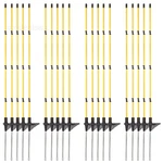 46 Inches Fiberglass Step Electric Fence Posts,temporary 20 Pack. Fixed Price $83.53.