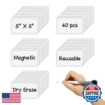 Mvisual Dry Erase Magnetic Label 5X3 Inch White Reusable. Fixed Price $44.98.