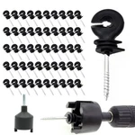 120 Pcs Electric Fence Insulator Screw-in Ring Post Wood. Fixed Price $41.69.