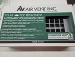 Air Vent Ragr Gray Standard Automatic Plastic Foundation 8 X 16 In.. Fixed Price $28.70.