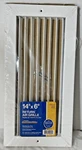 Brand New Sealed White Truaire Smoothglide Return Grille 14" X 6". Fixed Price $15.00.