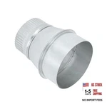 Duct Reducer, Galvanized Steel Round Air Crimped 4 Inch To 3. Fixed Price $31.00.