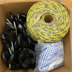 Sweetude 660 Feet Electric Fence Polywire And 100 Pcs Insulator. Fixed Price $38.56.