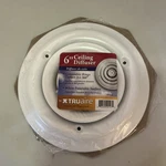 Truaire Round Ceiling Diffuser White 6" C800-06 #20147. Fixed Price $9.99.