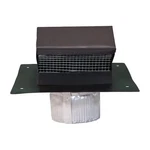 Galvanized Steel Roof Vent Cap 4" With Backdraft Damper &bird Screen For Duct. Fixed Price $35.99.