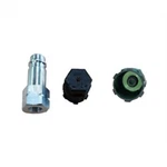 Fjc R-1234YF Aluminum Straight Adapter With Jra Valve Core Cap 1/8 Npt M9. Fixed Price $14.41.
