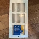 Brand New Sealed White Truaire Smoothglide Return Grille 14" X 6". Fixed Price $15.00.