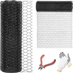Dolemoduo Black Wire Mesh Roll 24'' X 1/2INCH-24INCH 50FT,. Fixed Price $43.35.