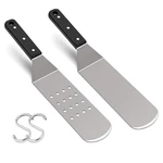 Metal Griddle Spatula, Stainless Steel Long With Riveted Handle, Heavy Duty Perf. Fixed Price $18.71.