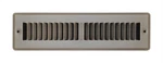 Tru Aire C150TSB 2X12 Steel Brown Stamped Face Toe Space Wall Register In.. Fixed Price $10.99.