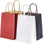 Kraft Paper Party Shopping Gift Bags With Handles - Pick Your Color/size. Fixed Price $90.20.