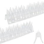 Kokmeya Bird Spikes, Clear, 22 Pack, New Roof Overhang Pigeon For. Fixed Price $49.50.