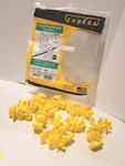 Zareba Ity-z Standard Snug-fitting T-post Insulator, Yellow Qty 14. Fixed Price $6.40.
