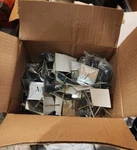 Box Of 100 Duro Dyne 1-1/4" Dynastick Self Adhesive Hanger W/ Steel Washers. Fixed Price $89.99.