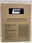 Builders Edge Gable Vents 18 24 White Pvc J Channel. Fixed Price $55.00.