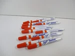 Nissen 020615 Orange Permanent Paint Marker 3/16" Tip Lot Of 12 Pieces. Fixed Price $33.20.