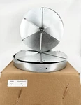 (2 Pack) Titus 12" Steel Duct-mounted Opposed Blade Damper 30059805. Fixed Price $29.99.