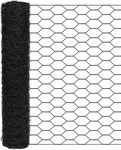 Garden Poultry Black Chicken Wire - 16.5 '' 157 For Crafts,. Fixed Price $24.99.