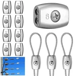 10 Pcs Electric Fence Rope Connectors 6MM Steel Splicers For Agricultural.... Fixed Price $27.87.