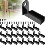 24 Pcs Fence Mounting Bracket For 1X1 Square Rails Carbon Steel Internal Connect. Fixed Price $72.48.
