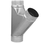 4" To 2X Wye Split Angle-branch Galvanized-steel Pipe Hvac Duct Boot Fitting. Fixed Price $25.77.