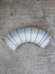Nordfab 8040400002 Round 90 Degree Elbow, In Duct Dia, Galvanized Steel, 22GA. Fixed Price $70.00.