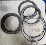 Nordfab Qf Angle Flange, 8" Dia, Steel And 2 Clamps. Fixed Price $60.00.