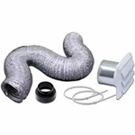 Lambro Available 480L Bathroon Fan Wall Vent Kit, 4" X 5'. Fixed Price $27.23.