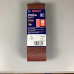 5 Packs Of Bosch SB4R060 Sanding Belts 3"X21" Grit Aluminum Oxide. Fixed Price $45.00.