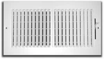 10X4 Floor Register White Steel Hvac Vent Cover Adjustable Damper Truaire. Fixed Price $13.96.