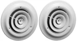 American Metal # 1500W6 6" White Round Steel Ceiling Diffuser Vent - Pack Of 2. Fixed Price $39.99.