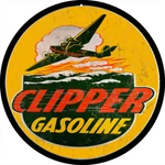 Vintage Style Metal Sign Clipper Gasoline .14X14. Fixed Price $35.95.