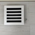 10X10 Modern Vent Cover Decorative Linear Slot Diffuser White Aluminum Hvac. Fixed Price $29.99.